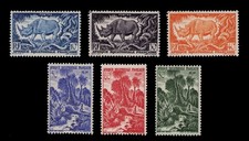 FRENCH EQUATORIAL AFRICA Stamps • Sc 166-168 & 169-171 • Complete Mint Sets _mb picture