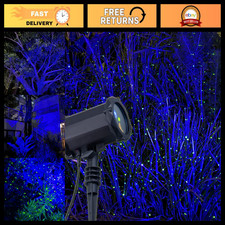 Star Projector Laser Garden Lights - Firefly Christmas Decor for Lawns & Courtya picture