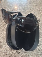 Vintage Y2K Juicy Couture Sunglasses Black Label Orig. Case Grunge Preppy 90’s picture