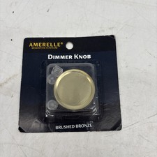 Amerelle 947BZQ Brushed Bronze Cast Rotary Dimmer Knob Metal picture