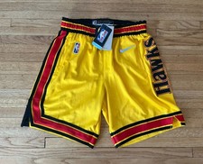 Atlanta Hawks Authentic Nike 75th Anniversary Retro Shorts Mens 34 Medium NWT picture