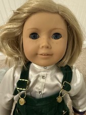 American Girl Kit Kittredge Pleasant Company 18” Doll Holiday Bibs Outfit picture