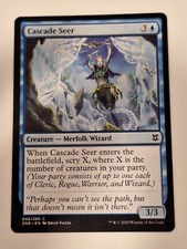 Cascade Seer - Zendikar Rising - Magic the Gathering MTG Nice picture