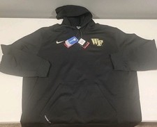 NIKE Wake Forest Demon Deacons Therma-Fit Hooded Embroidered Sweatshirt 3X NWT picture