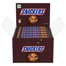 Snickers Peanut Filled Chocolate Bar Loaded with Peanuts & Nougat Pack of 32 20g picture