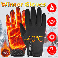 -40℃ Waterproof Winter Warm Ski Gloves Thermal Touch Screen Motorcycle Snow Men picture