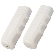 CRUISER CUSHION VINTAGE OG SCHWINN STINGRAY BICYCLE HADLEBAR WHITE GRIPS picture