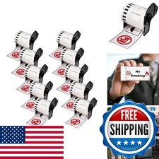 BETCKEY Replace for Brother DK-2251 2.4in x 50ft Black/Red Labels 10 Roll picture