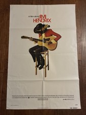 A Film About Jimi Hendrix - Original  1973 Movie Poster  - Jimi Hendrix picture