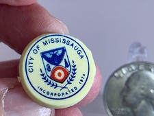 Canada City Of Mississauga Vintage Tack Pin T-374 picture