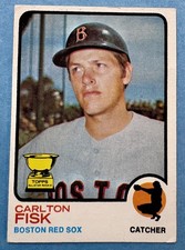 1973 Topps #193 Carlton Fisk All-Star Rookie Cup Boston Red Sox HOF VG-EX picture