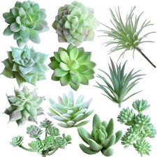 11 Pcs Mini Artificial Succulents Picks Unpotted Faux Succulent Assortment picture