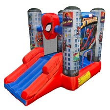 Funormous Marvel Spider-Man Bounce House with Slide, Kids Inflatable Spiderma... picture
