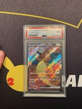 2023 POKEMON JAPANESE SV2A-POKEMON CARD 151 SUPER RARE #185 CHARIZARD EX PSA 9 picture