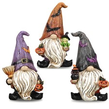 Valery Madelyn Gnomes Halloween Decorations Indoor, 3 Pcs Medium, Multicolor picture