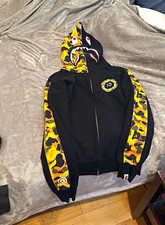 A Bathing Ape BAPE Shark Zip Hoodie XO - The Weeknd-  Men's Size L - AUTHENTIC picture