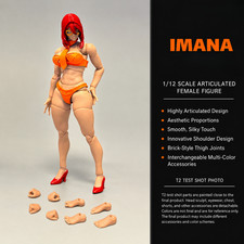 Fury Toys 1/12 IMANA Articulated Female Body Suntan Reissue Preorder picture