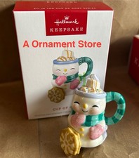 Hallmark 2025 CUP OF COZY #2 in  Series Porcelain Keepsake Ornament picture