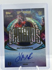 Kane 2026 Topps Universe WWE Legends Autographs Aqua Speckle #/299 Auto #LA-KN picture