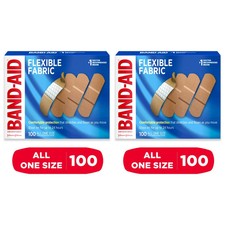 Band-Aid Brand Flexible Fabric Bandages 100 Count (2 Pack) picture