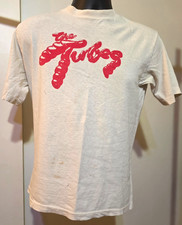 Original Vintage 1975 The Tubes White Punks On Dope Shirt (L) Belton USA SF RARE picture