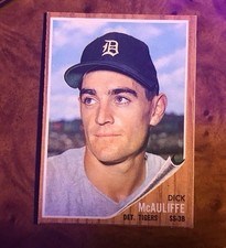 1962 Topps - High # Dick McAuliffe #527 (RC) picture