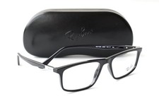 Ray-Ban RX7128II 2000 Black Optical Eyeglasses Full RIm Frames 53-17-145 picture