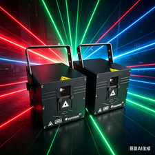 2pc 5W Stage Projector Laser Lights DMX 40Kpps RGB Animation iLDA DJ Show Laser picture
