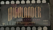 Vintage 1996 Still Sealed Highlander The Card Game With Limited Edition Starter  picture