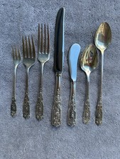 Westmoreland Milburn Rose Sterling Silver Flatware—93 pieces picture