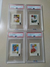 1969 Topps Decals 3 Graded 6 And One Graded 4 picture