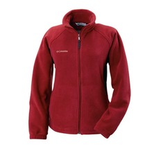 Columbia Benton Springs Full Zip Fleece Jacket Womens XL Red picture