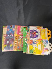 Lot of  13 80s Wendy’s Kids Meal Box Packaging Promotion Vintage picture