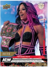 EPACK Upper Deck AEW MATCH DATED MOMENTS #4-FD MERCEDES MONE EPACK RED XX/10 picture
