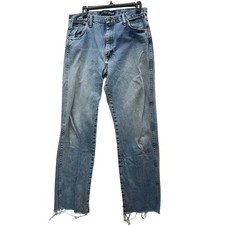 Wrangler mens blue jeans picture