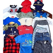 EUC Huge Lot Baby Boy Bundle ALLSEASON Clothing 20Pc Sz 12-18Months picture