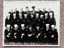 Vtg US Navy CT Basic Class 13-B Lundt CTC Training Original Photo Id's 8 x 10 picture
