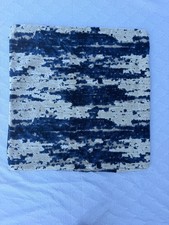 Set of 2 Blue & White Abstract Square Throw Pillows Decorative Accent Pillows picture