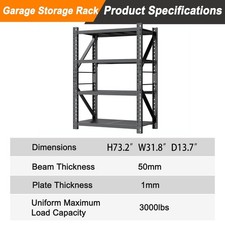 Heavy Duty Garage Shelving,73