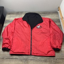 Vintage 90s Pro Player Georgia Bulldogs Reversible Zip Jacket Large (Can Fit XL) picture