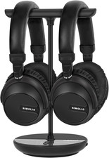 SIMOLIO Dual Wireless Headphones w/Separate Volume Control, No Delay，2.4GHz & BT picture