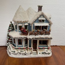 Thomas Kinkade Twas the Night Before Christmas Story House Hawthorne Village picture