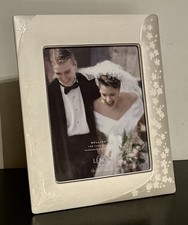 NEW LENOX PORCELAIN WEDDING PHOTO FRAME GIFT FITS 8 X 10 PICTURE 11.25 X 13.75 picture