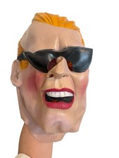 Vintage Max Headroom Mask 1980 RARE Rubber Halloween Costume picture
