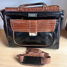 Samantha Brown Croco-Embossed Dowell Luggage Travel Bag Strap picture