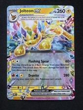 Jolteon ex 030/131 Sv: Prismatic Evolutions Holo Ultra Rare English Pokemon Card picture