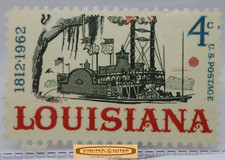 1962 USA Postage Louisiana 4 Cents Stamp - #S42033NQ picture