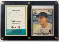 1941 Play Ball #37 SOUPY CAMPBELL RC ⚾ Upper Deck Buyback COA ⚾  picture