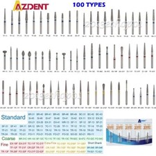 AZDENT 5pcs Dental Fresas de diamante FG Burs Fit for High Speed Handpiece picture
