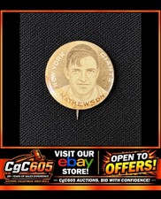 1910-12 Sweet Caporal HOF Christy Mathewson Vintage Baseball Pin *CgC605* picture